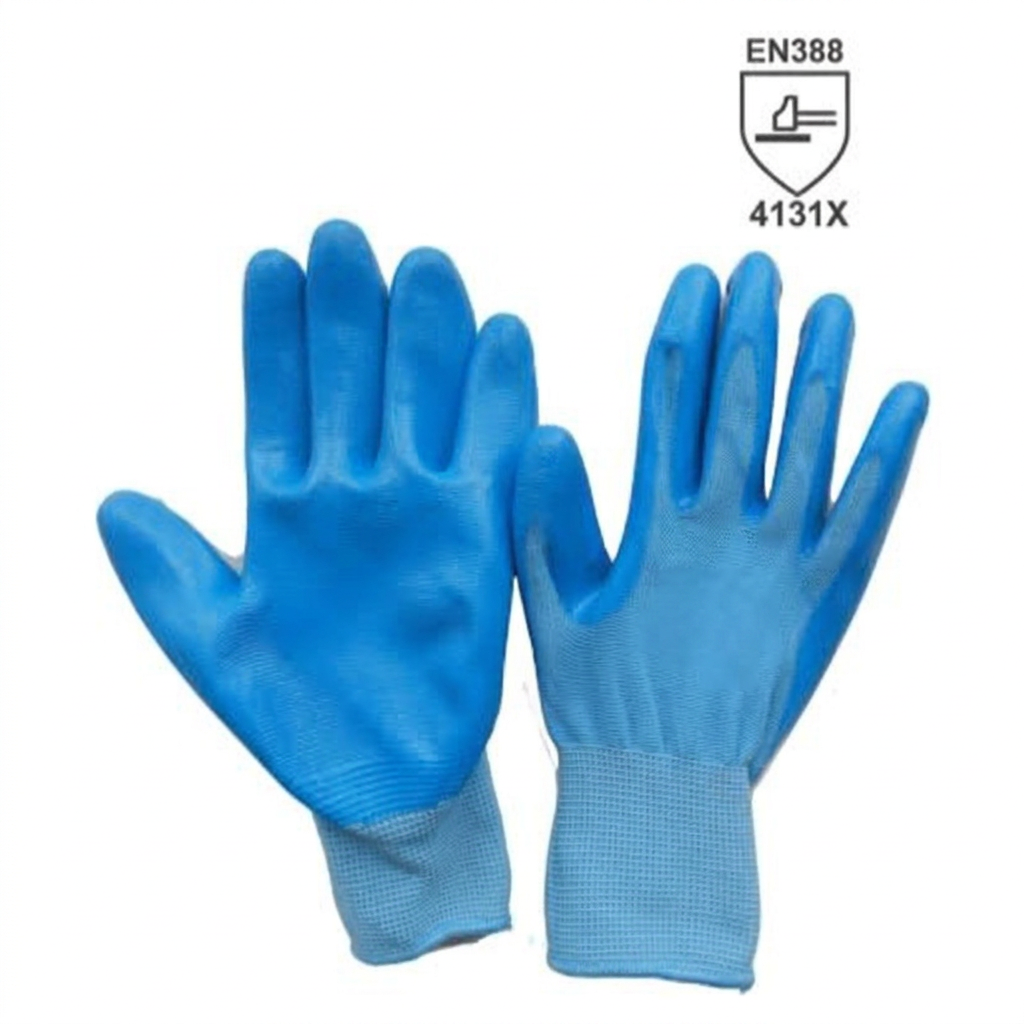 Gants de manutention enduits nitrile N13103