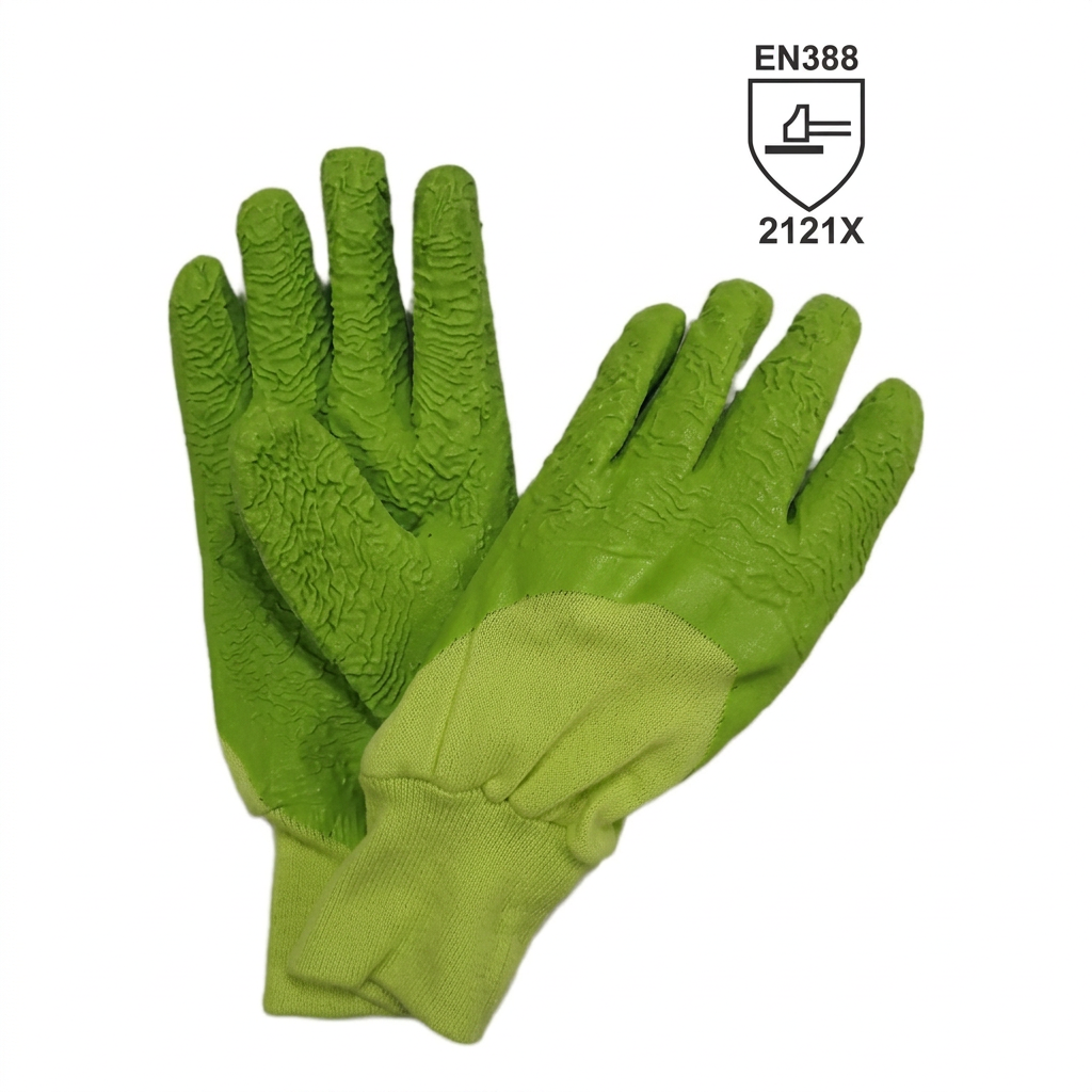 Gants de manutention enduits latex L00002
