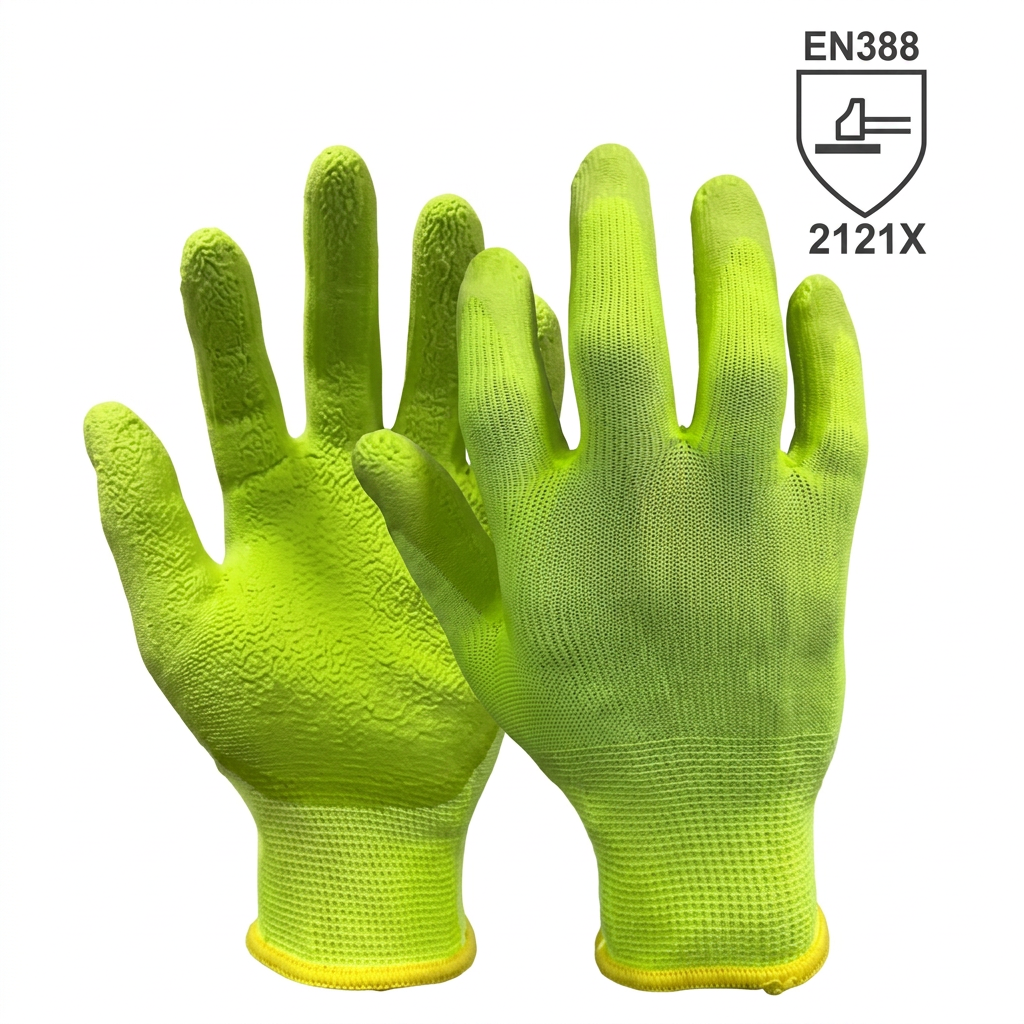 Gants de manutention enduits latex L13104