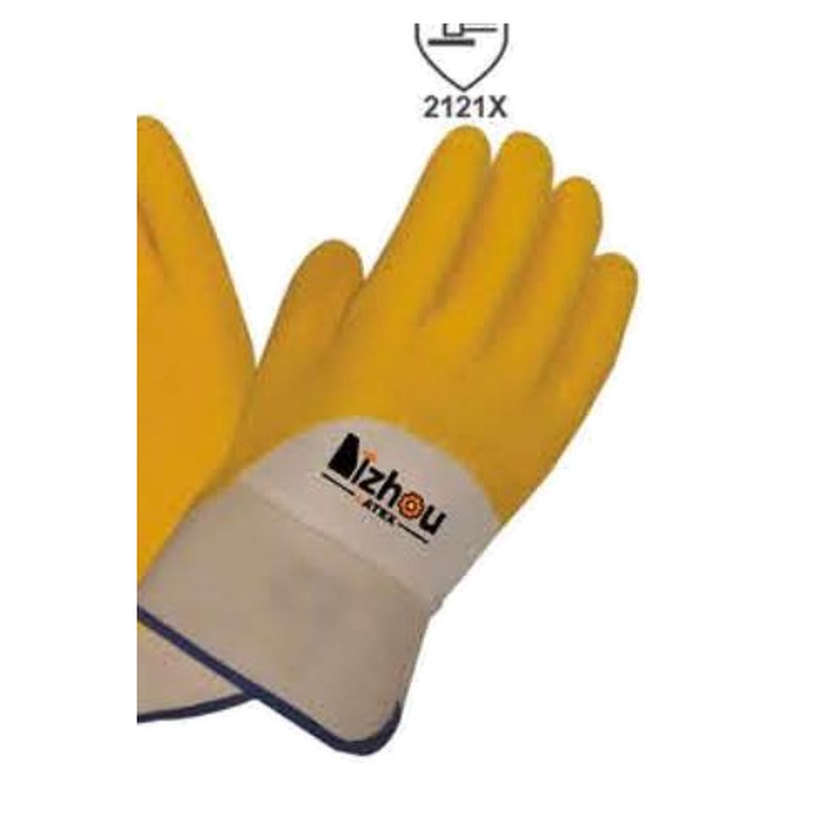 Gants de manutention enduits latex L00007