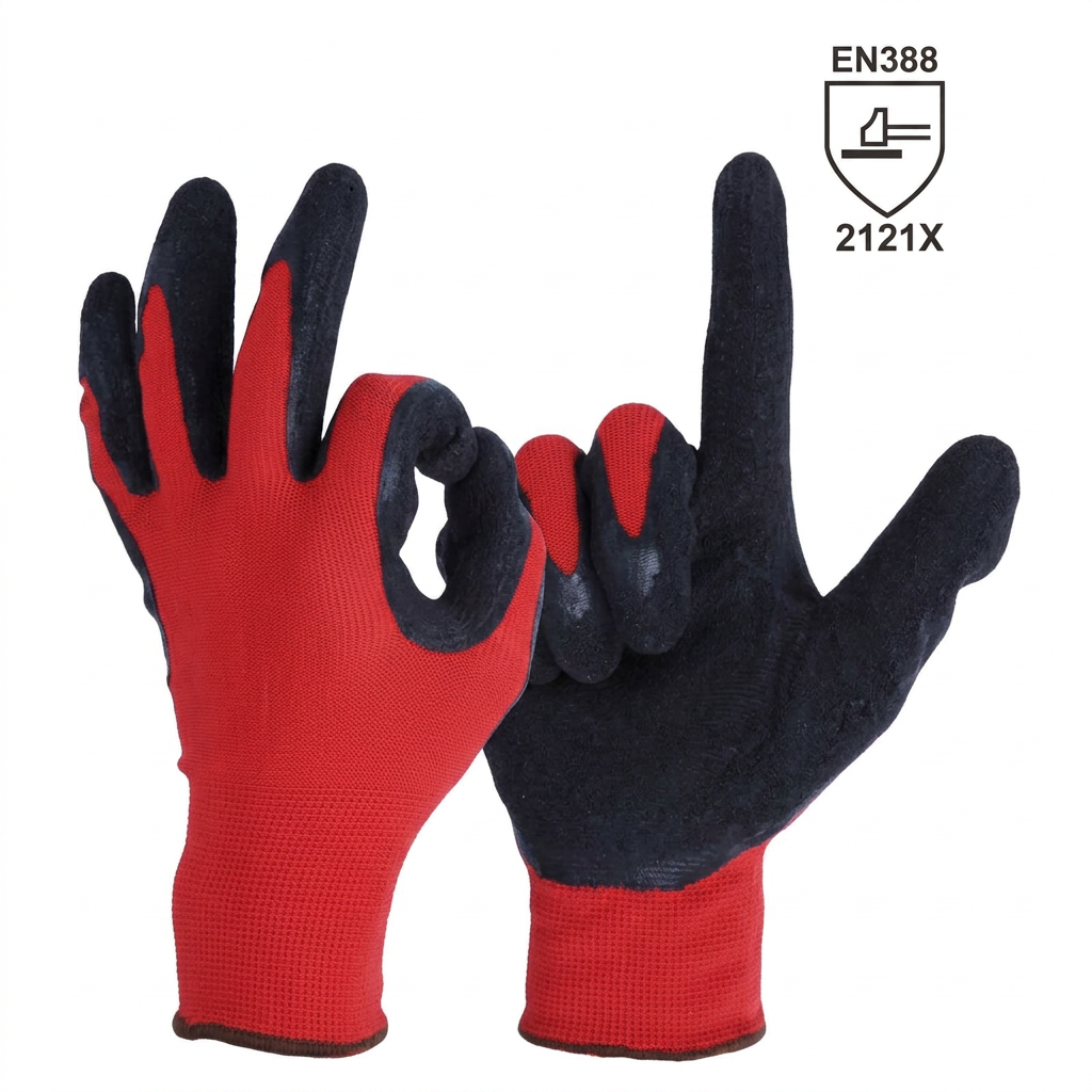 Gants de manutention enduits latex L13202