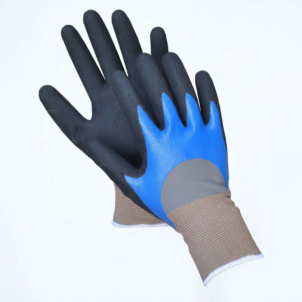 Gants de manutention enduits nitrile N13302