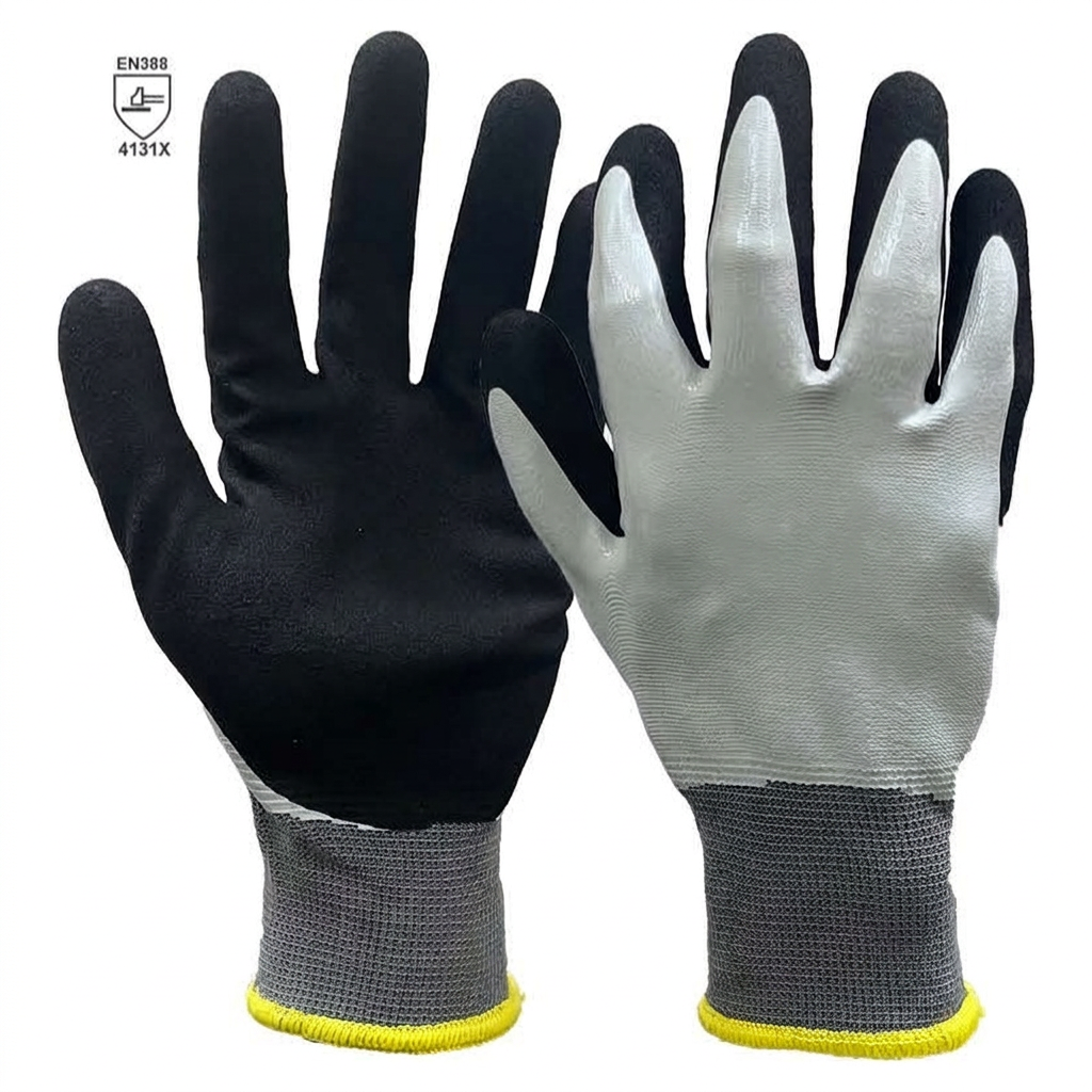Gants de manutention enduits nitrile N13301