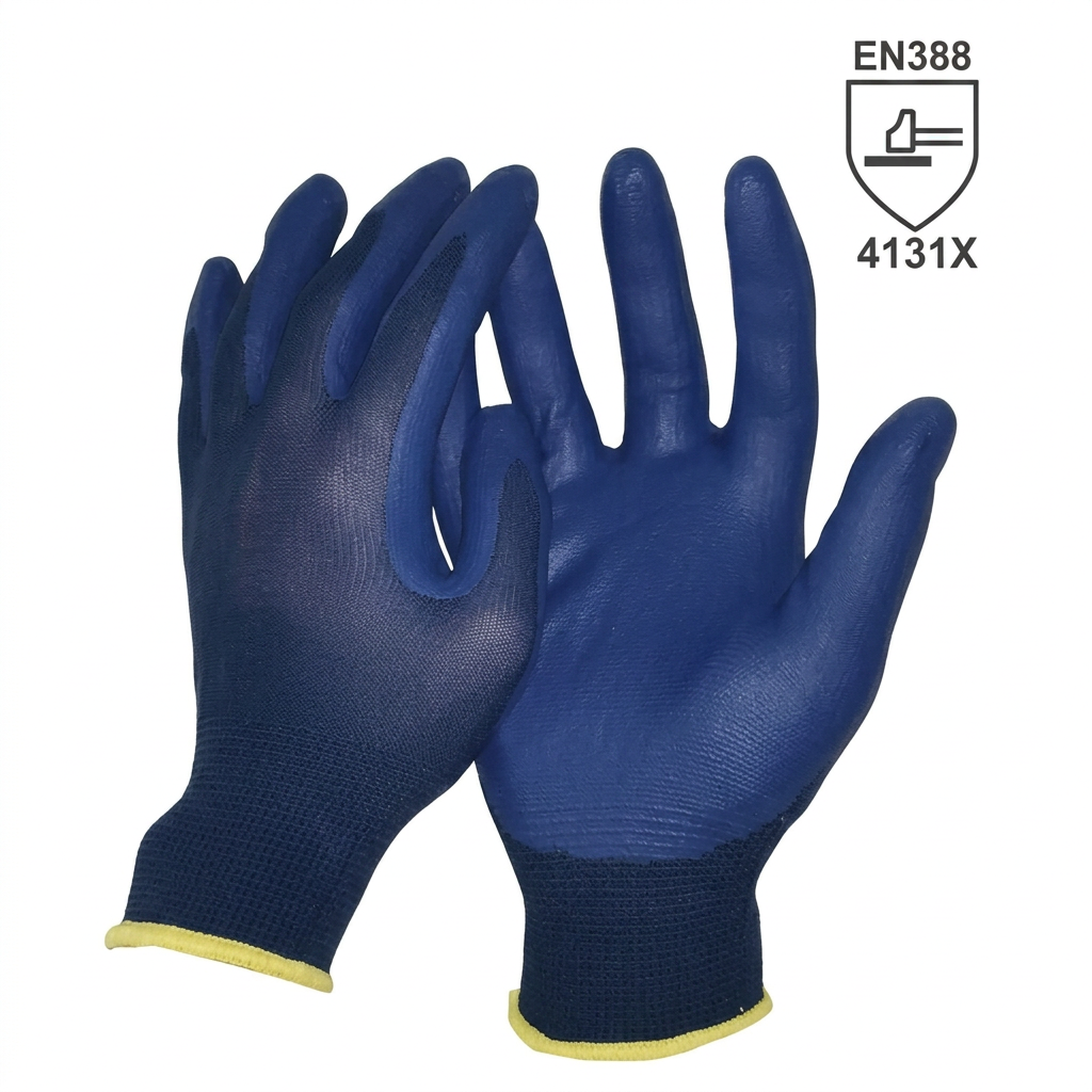 Gants de manutention enduits nitrile N18201