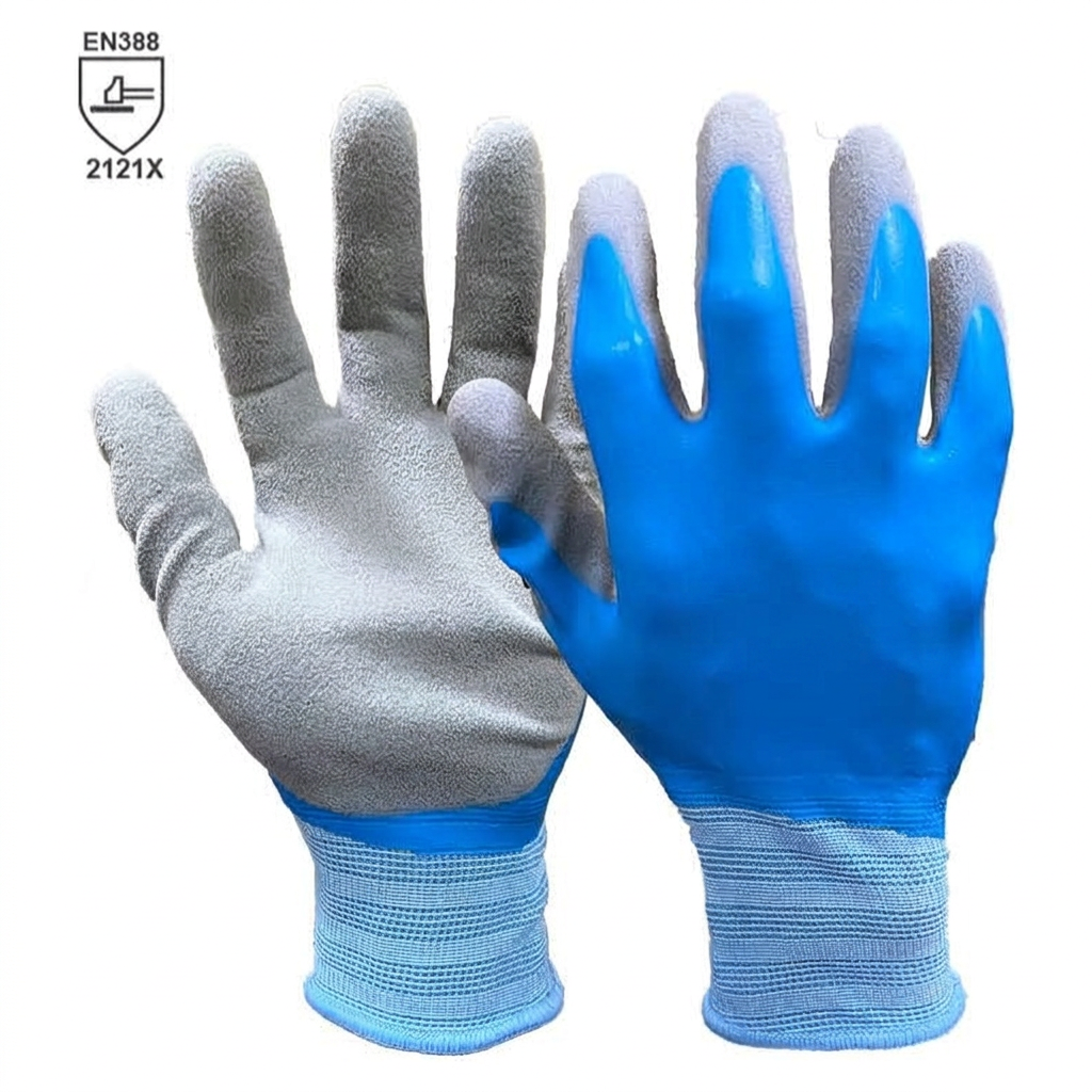 Gants de manutention enduits latex L13201
