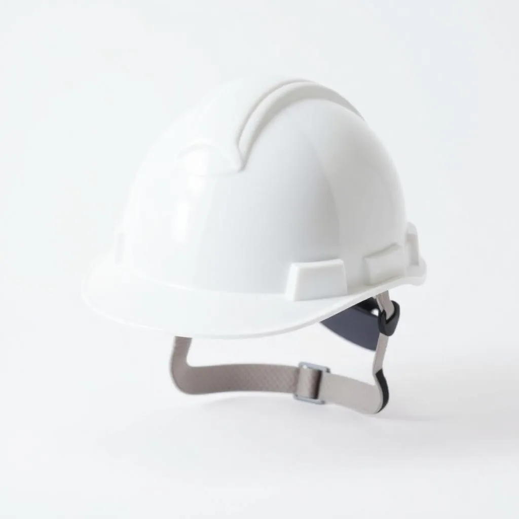 Casque de chantier ABS blanc